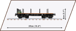 Steam locomotive DR BR 52 with tender COBI 6282 - Historical Collection 1:35 - kopie