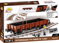 German heavy platform wagon SSYS 50T COBI 6284 - Historical Collection 1:35 - kopie