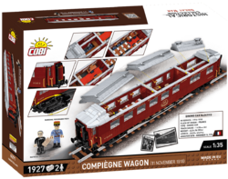 Nemecký ťažký plošinový vagón SSYS 50T COBI 6284 - Historical Collection 1:35 - kopie