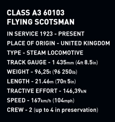 Britská parní lokomotiva Flying Scotsman COBI 6292 - Historical Collection 1:35