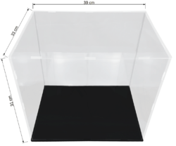 Display box 39 x 34 x 31 cm transparent MK-393431