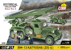 Nákladní automobil ZIL-157 s raketometem Kaťuša BM-12 COBI 2479 - Small Army - kopie