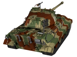 Německý těžký tank Pz.Kpfw TIGER II Ausf. B KÖNIGSTIGER COBI 2808 - World War II 1:12