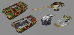 Německý těžký tank Pz.Kpfw TIGER II Ausf. B KÖNIGSTIGER COBI 2808 - World War II 1:12