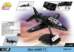 Britský pokročilý cvičný letoun BAE Hawk T1 COBI 5845 - Armed Forces 1:48