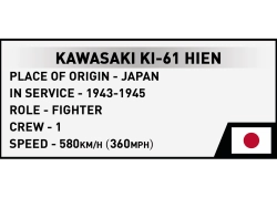 Japonský stíhací letoun Kawasaki KI-61 Hien COBI 5872 - World War II 1:48
