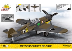 Německý stíhací letoun Messerschmitt BF 109F COBI 5873 - World War II 1:48