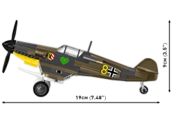Německý stíhací letoun Messerschmitt BF 109F COBI 5873 - World War II 1:48