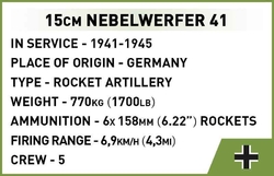 Raketomet Nebelwerfer COBI 2182 - World War II - kopie