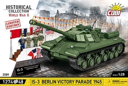 Ruský těžký tank IS-3 Berlin Victory Parade 1945 COBI 2589 - Limited Edition WW II 1:28