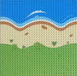 Základní univerzální desky s designem 25,5 x 25,5 cm (32 x 32 nopů) 