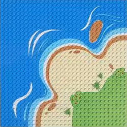 Základní univerzální desky s designem 25,5 x 25,5 cm (32 x 32 nopů) 
