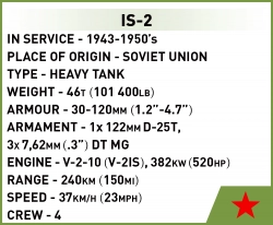 Mini tanky COBI - rôzne druhy World War II 1:72 - kopie