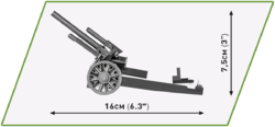 Deutscher Raketenwerfer Nebelwerfer 41 COBI 2291 - World War II - kopie