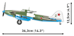 Ruské bojové lietadlo Iľjušin IL-2M3 Shturmovik COBI 5744 - World War II 1:32 - kopie