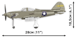 Americký stíhací letoun Bell P-39 Aircobra COBI 5746 - World War II 1:32