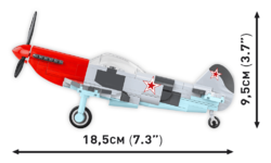 Russian fighter plane Yakovlev YAK-3 COBI 5862 - World War II 1:48