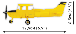 Amerikanisches hochfliegendes Zivilflugzeug Cessna 172 Skyhawk COBI-26620 1:48 - kopie