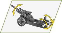 German rocket launcher Nebelwerfer 41 COBI 2291 - World War II - kopie