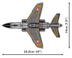 Francouzský lehký bitevní letoun Dassault Alpha JET Patrouille de France COBI 5841 - Armed Forces - kopie