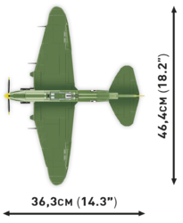 Ruské stíhacie lietadlo MiG-17 COBI 5823 - Cold War - kopie