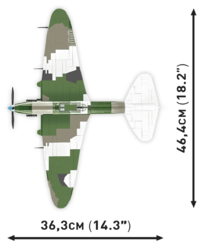 Ruský bitevní letoun Iljušin IL-2 1943 COBI 5745 - World War II 1:32