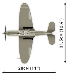 American fighter plane P-47 Thunderbolt COBI 5737 - World War II - kopie