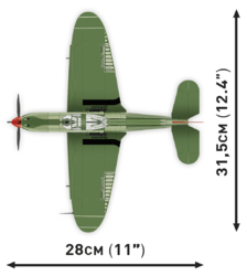 Americké stíhacie lietadlo Bell P-39D Airacobra COBI 5746 - World War II 1:32 - kopie