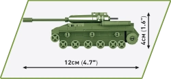 Mini tanky COBI - rôzne druhy World War II 1:72 - kopie
