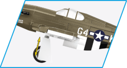 Americké stíhacie lietadlo North American P-51D Mustang COBI 5860 - World War II 1:48 - kopie