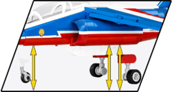 Francúzske stíhacie lietadlo Dassault Mirage III C COBI 5818 - Armed Forces - kopie