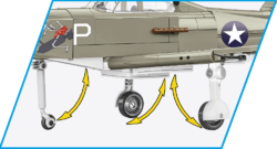 Americké stíhacie lietadlo P-47 Thunderbolt COBI 5737 - World War II - kopie
