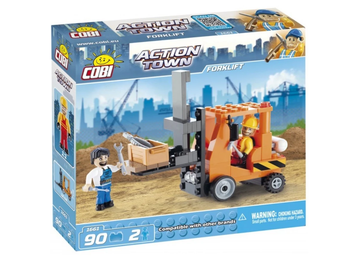 Vysokozdvižný vozík COBI 1661 - Action Town