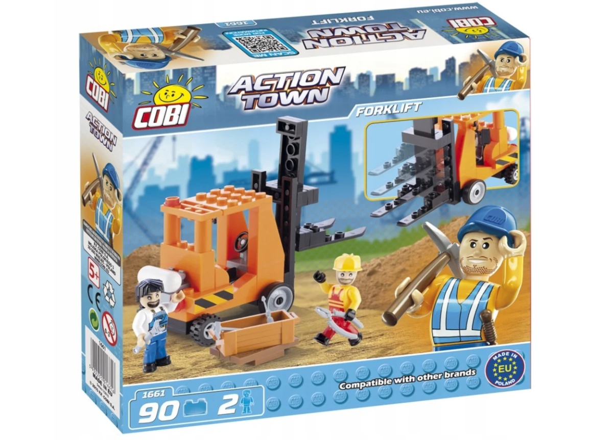 Vysokozdvižný vozík COBI 1661 - Action Town