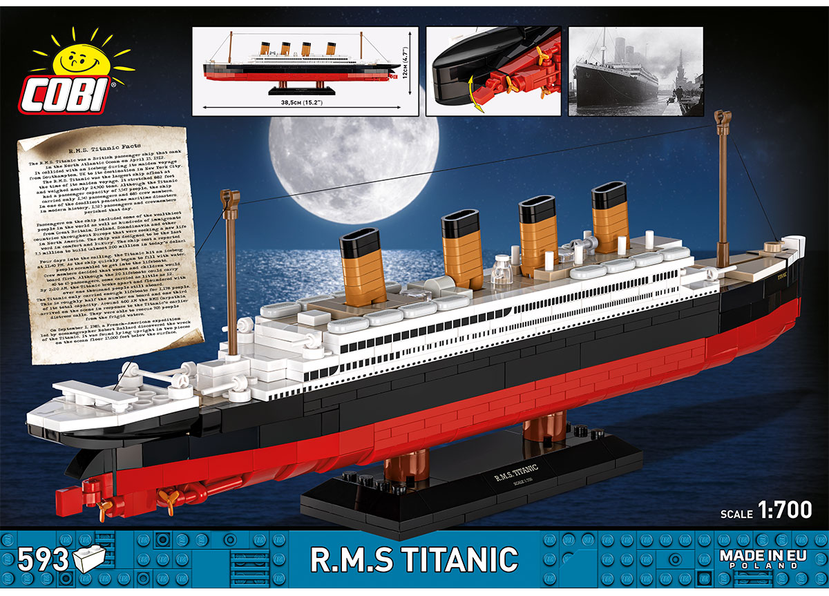 Zaoceánská loď R.M.S. TITANIC COBI 1680 - Historical collection 1:700