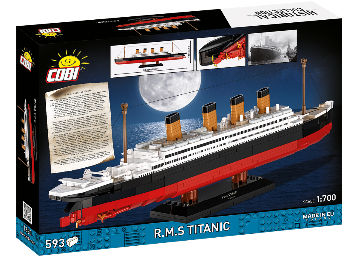 Zaoceánská loď R.M.S. TITANIC COBI 1680 - Historical collection 1:700