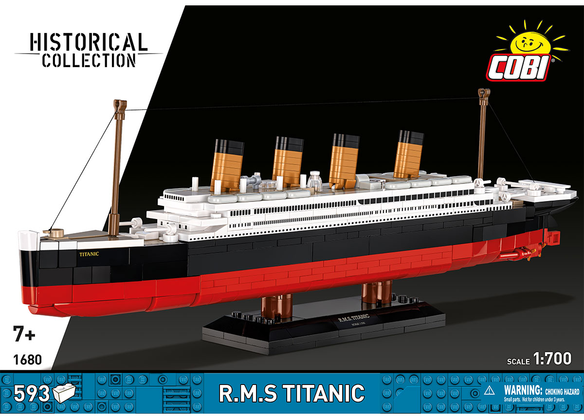 Zaoceánská loď R.M.S. TITANIC COBI 1680 - Historical collection 1:700