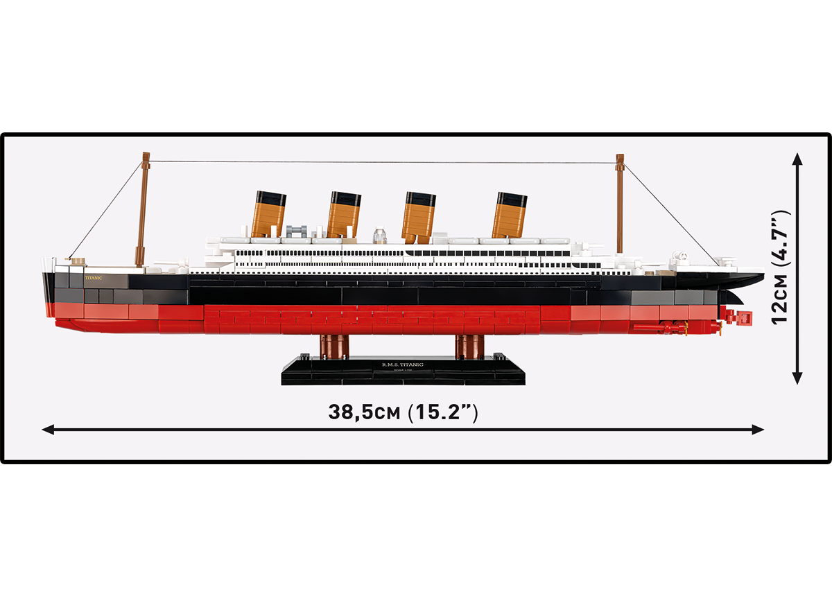 Zaoceánská loď R.M.S. TITANIC COBI 1680 - Historical collection 1:700