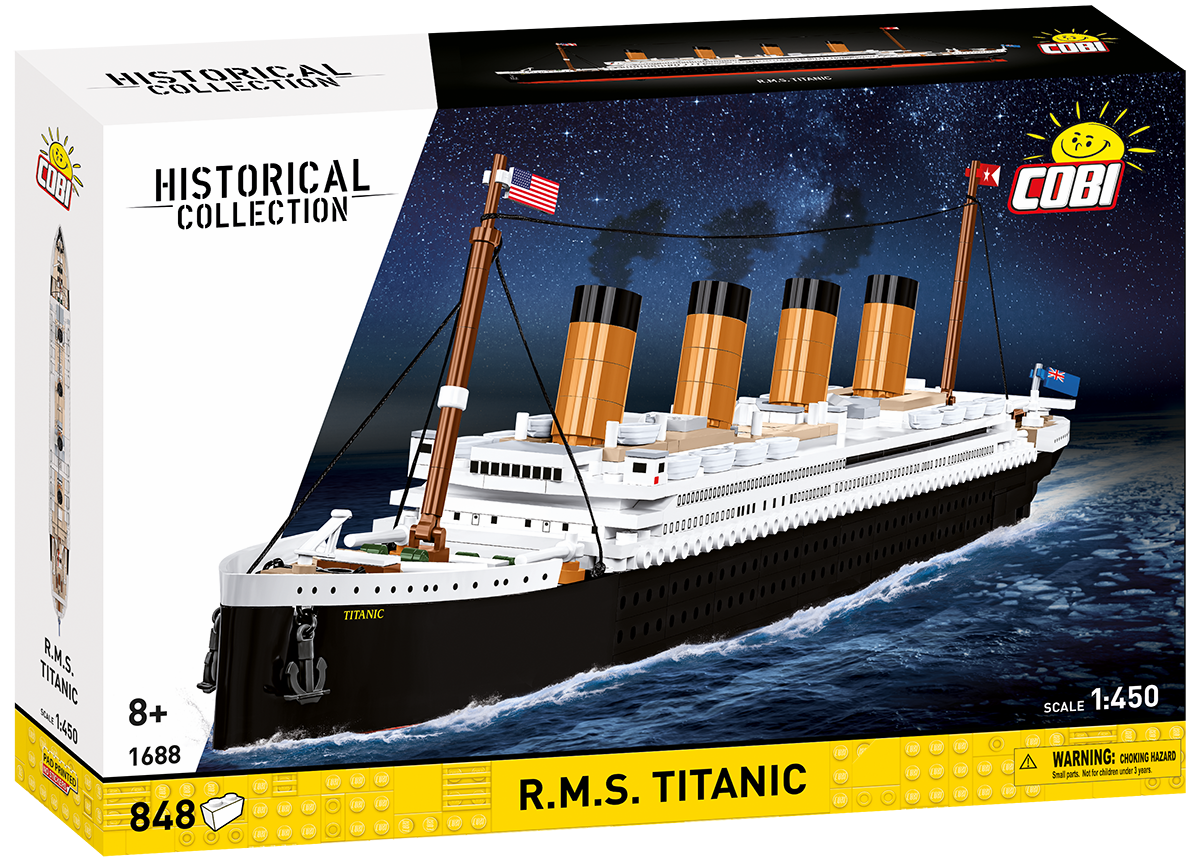 Zaoceánská loď R.M.S. TITANIC COBI 1688 - Historical collection 1:450