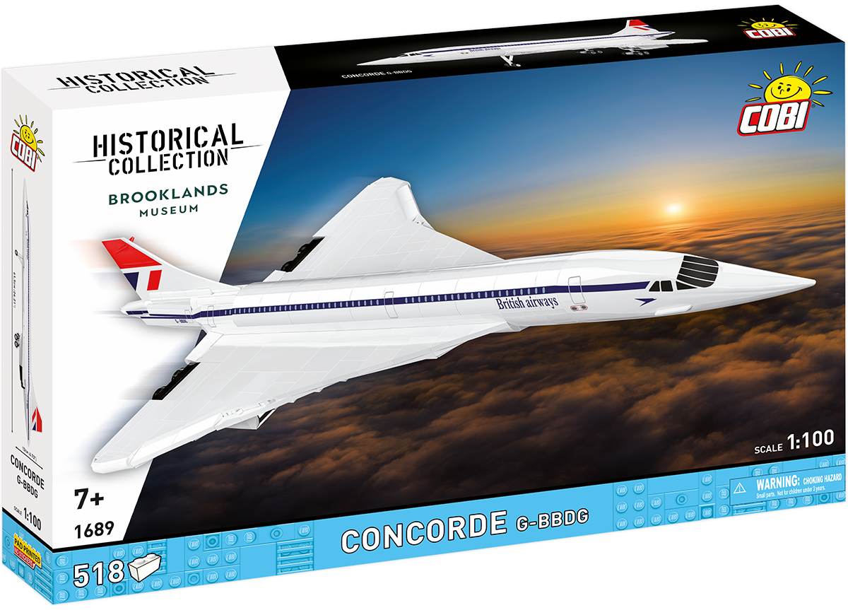 Nadzvukové dopravní letadlo CONCORDE G-BBDG COBI 1917 - Historical Collection - kopie