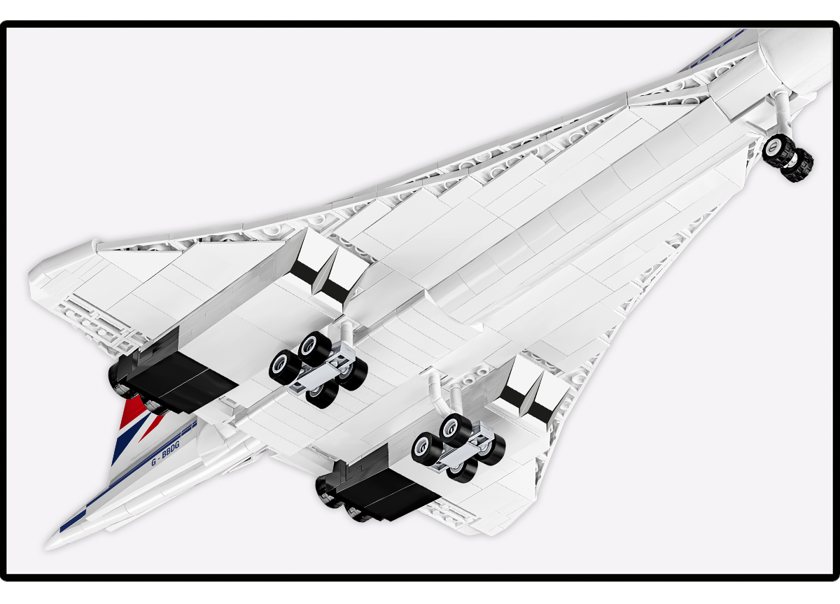 Nadzvukové dopravní letadlo CONCORDE G-BBDG COBI 1917 - Historical Collection - kopie