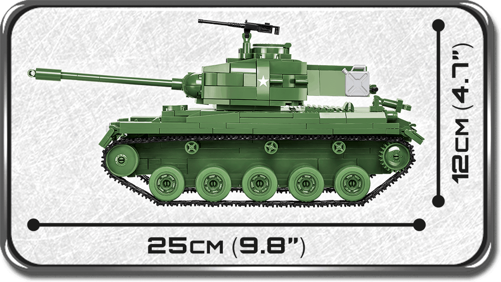 American Heavy Tank Sherman M4A3E2 JUMBO COBI 2549 - Limited Edition WWII - kopie