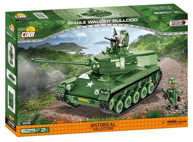 Americký lehký tank M41A3 WALKER BULLDOG COBI 2239 - Vietnam War