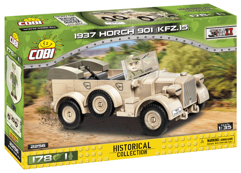 Německé terénní vozidlo 1937 HORCH 901 KFZ.15 COBI 2256 - World War II