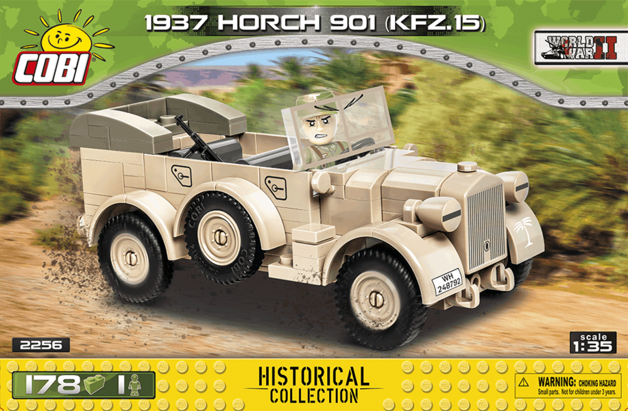 German off-road vehicle 1937 HORCH 901 KFZ.15 COBI 2255 - Limited Edition WWII - kopie