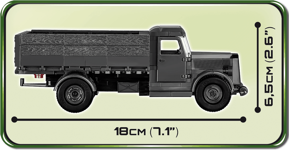 German truck Opel BLITZ 3,6-36S COBI 2259 - World War II