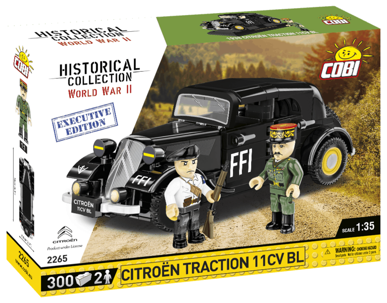 Francouzský automobil CITROËN Traction 11CV BL COBI 2265 - Executive edition WWII