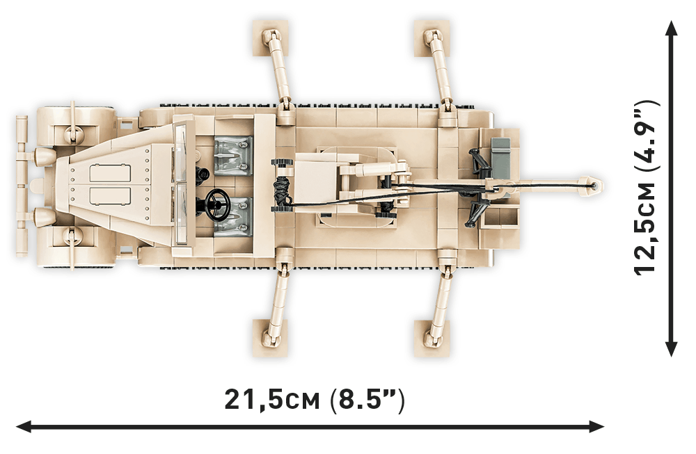 Německé polopásové vozidlo Sd.Kfz 9/1 FAMO COBI 2281 - World War II