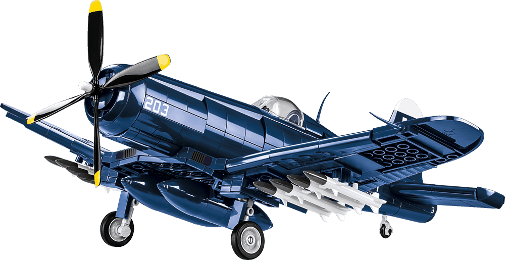 COBI2415- AVIAO MILITAR AU-1 CORSAIR GUERRA DA COREIA COM 330 PCS