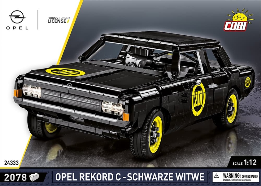 Automobil Opel Rekord C "Černá vdova" COBI 24333 - Youngtimer 1:12